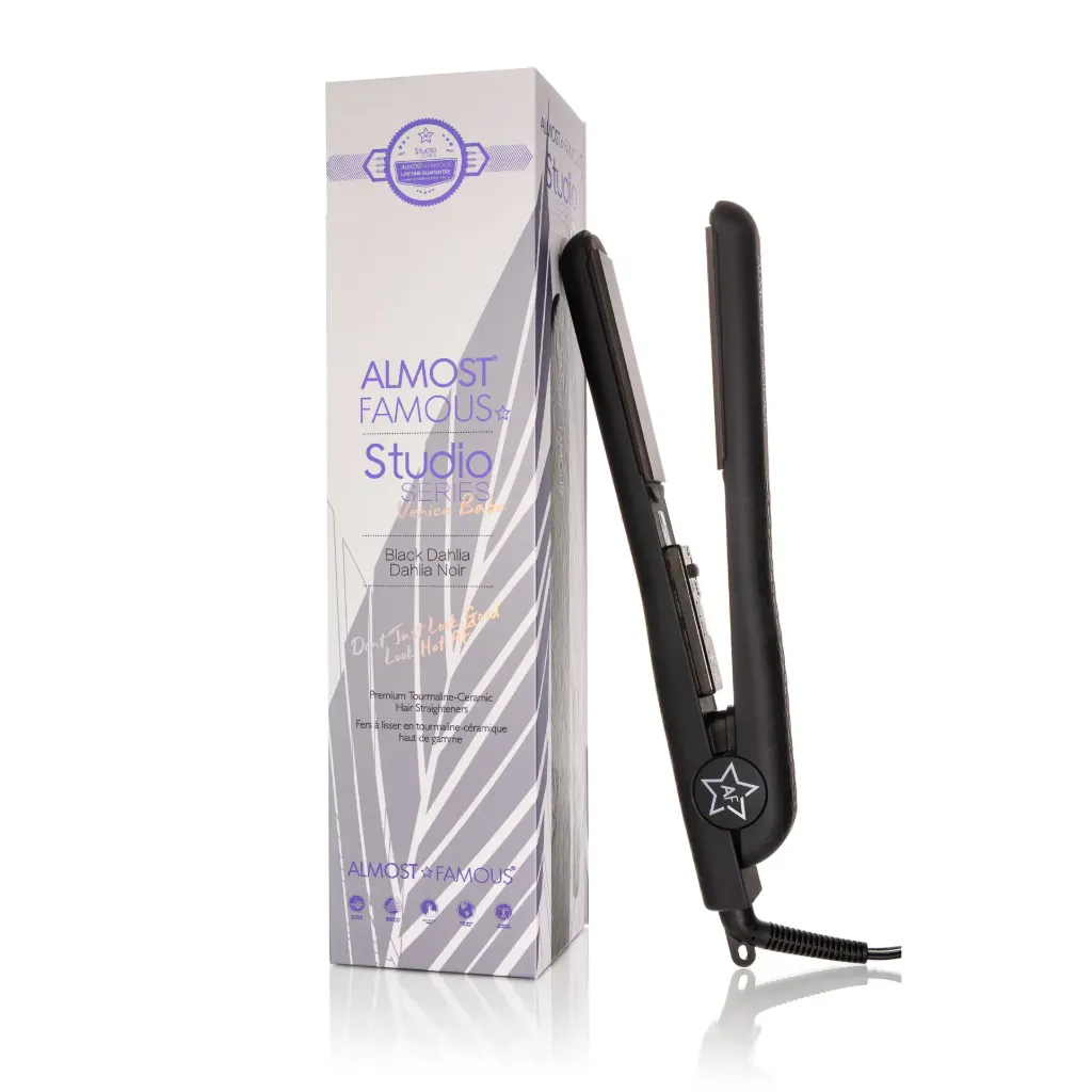 Plancha para Cabello Venice Babe 1,25″ con Placas de Lujo