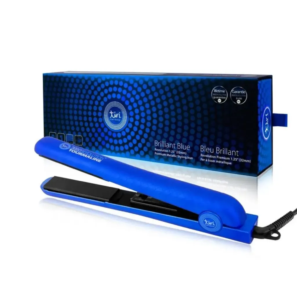 Plancha para Cabello Revolution de 1,25″ con Turmalina Negra