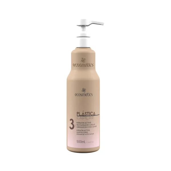 Plastica Capilar Keratin Active (Step 3) – Intensive Treatment for Fragile and Brittle Hair with Split Ends
