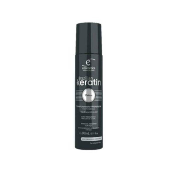 ACONDICIONADOR - BRAZILIAN DELUX KERATIN - 240ML  Condicionador enriquecido con activos del Amazonas que reconstruyen la fibra capilar y dejan el cabello sedoso y con aspecto satinado. Sella las cutículas y mantiene el cabello hidratado y nutrido por más tiempo. Prolonga el efecto liso